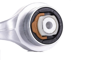 Part of control arm with rubber silentblock