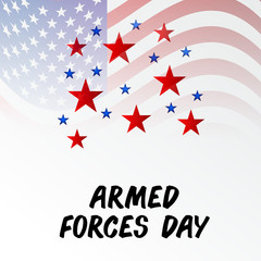 Obraz premium Armed Forces Day.