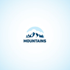 Mountains logo.
