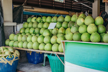 Pomelo stall at thai market