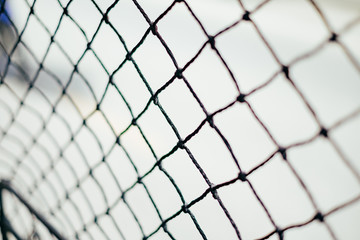 Fototapeta premium Black net with white background