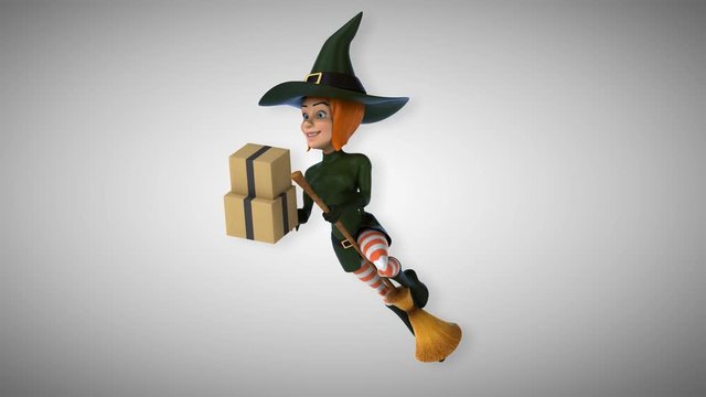 Sexy witch - 3D Animation