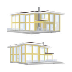 Family House in 2 Views