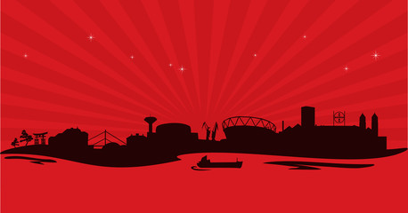 Skyline Leverkusen red