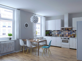 Modern house interior
