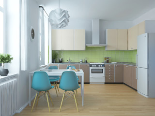 Modern house interior