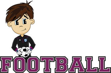 Cartoon Soccer Goalkeeper