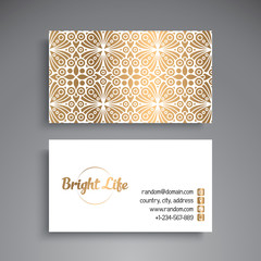 Fototapeta premium Business Card. Vintage decorative elements