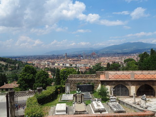 Fototapeta na wymiar Blick auf Florenz