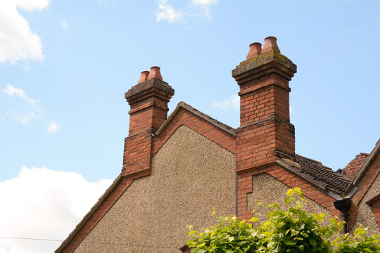 Chimney stack on Victorian property