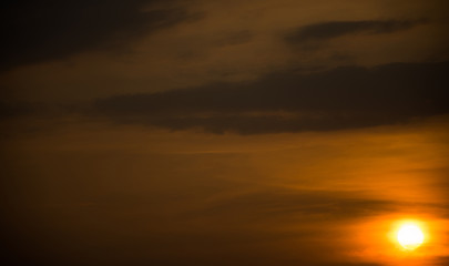 Sky and clouds for design.