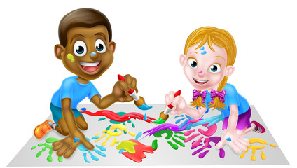 Painting Children