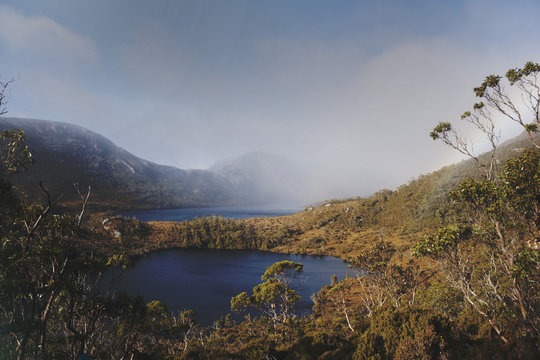 mountains + lakes