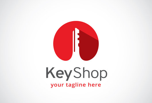 Key Shop Logo Template Design Vector, Emblem, Design Concept, Creative Symbol, Icon