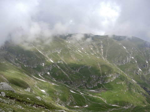 View from Bucegi mountains, Romania, Bucegi National Park