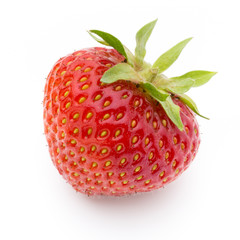 Strawberry isolated on white background. Fresh berry.