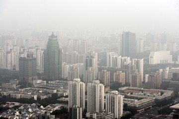 Fototapeta na wymiar Heavy Smog in Beijing