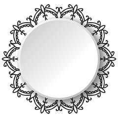 Flower Mandala for Coloring Book