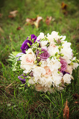Obraz na płótnie Canvas Wedding bouquet. Bride's flowers