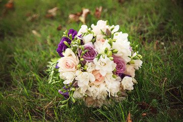 Obraz na płótnie Canvas Wedding bouquet. Bride's flowers