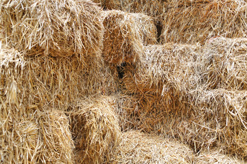 haystack, straw.
