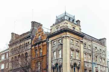 Fototapeta premium Traditional antique city building in Dublin Ireland