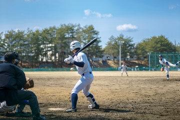 高校野球試合風景