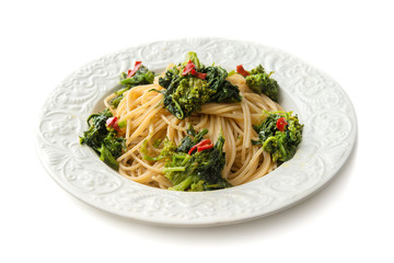 Spaghetti con cime di rapa, Turnip Greens Noodles