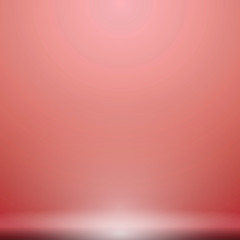 Abstract luxury red gradient with lighting background Studio backdrop, well use as black backdrop, Vector