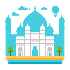Flat design Gateway of India