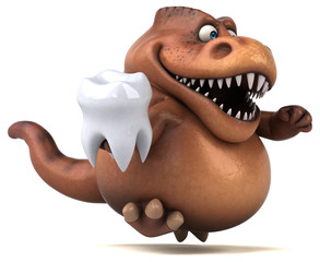 Fun Trex - 3D Illustration © Julien Tromeur