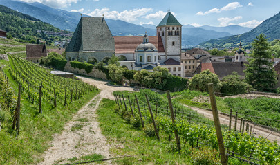 Novacella Abbey, South Tyrol, Italy - obrazy, fototapety, plakaty