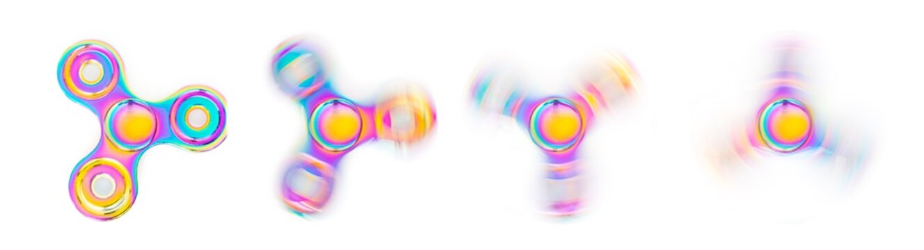 Hand spinner. A fidget toy for increased focus, stress relief.