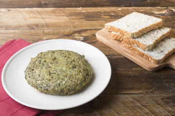 Omelette spinach