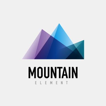 Mountain Logo Geometric Design