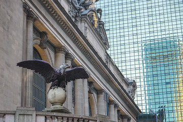 Grand Central terminal and eagle - 159442105