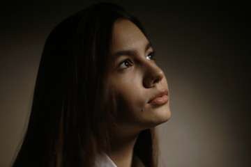 Fototapeta premium young adult pretty girl