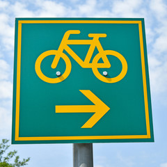 Bicycle road sign © majorosl66
