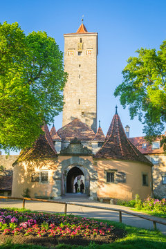 Rothenburg ob der Tauber, Castle Tower and Gate