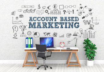 Account based Marketing  / Office / Wall / Symbol