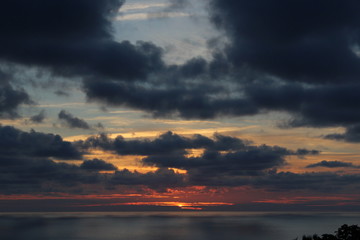 Fototapeta na wymiar Atlantik sundown