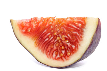 Piece of ripe fig