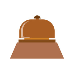 Hotel ring bell icon vector illustration graphic design