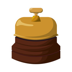 Hotel ring bell icon vector illustration graphic design