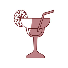 Cocktail glass symbol icon vector illustration graphic design