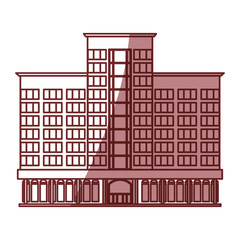 Building hotel tourism icon vector illustration graphic design