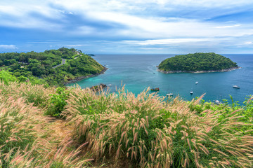 Tropical seascape viewpoint in Phuket,Thailand