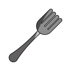 Covered fork symbol icon vector graphic design