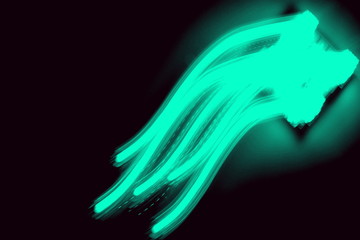 abstract, blue, black, light, color, fire, artistic