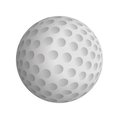 Golf ball isolated icon vector illustration graphic design